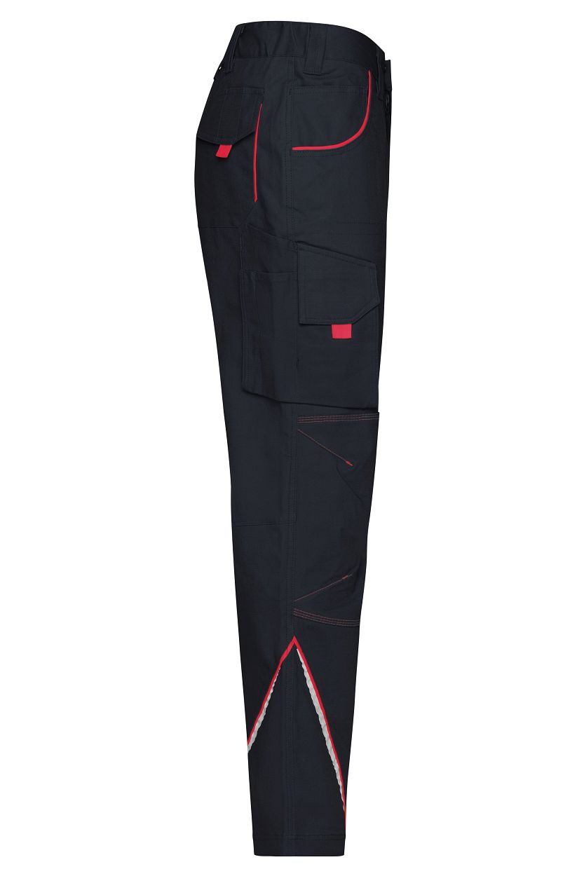 Workwear Pants - COLOR - "JN847" in Carbon/Red, Größe 62 - Daiber