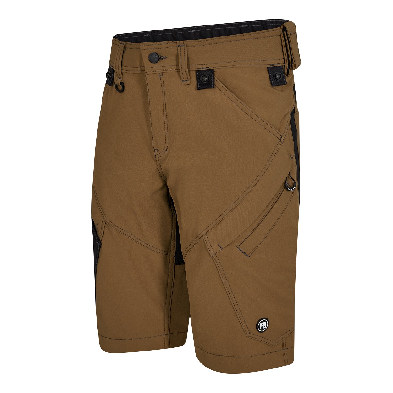 ENGEL X-treme Handwerkershorts mit 4-Wege-Stretch in Toffee Brown, Größe 54
