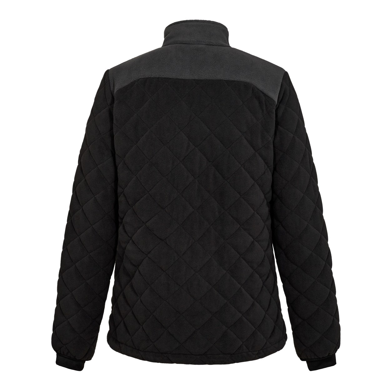 ENGEL Entire Damen Gestepptes-Fleecejacke in Schwarz/Anthrazit Grau, Größe XS