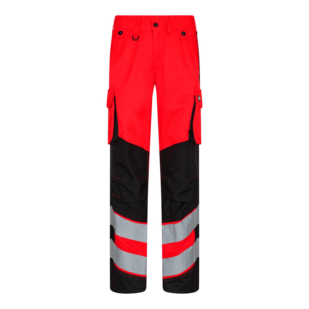 ENGEL Safety Light Damenhose in Rot/Schwarz, Größe 48