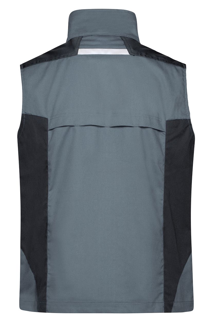 Workwear Vest - STRONG - "JN822" in Carbon/Black, Größe 6XL - Daiber