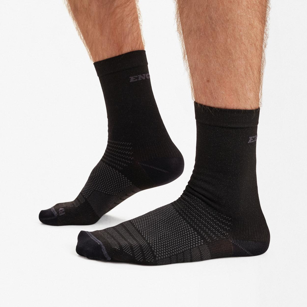 ENGEL Funktionelle Arbeitssocken 2er-Pack in Schwarz/Anthrazit Grau, Größe 47/48
