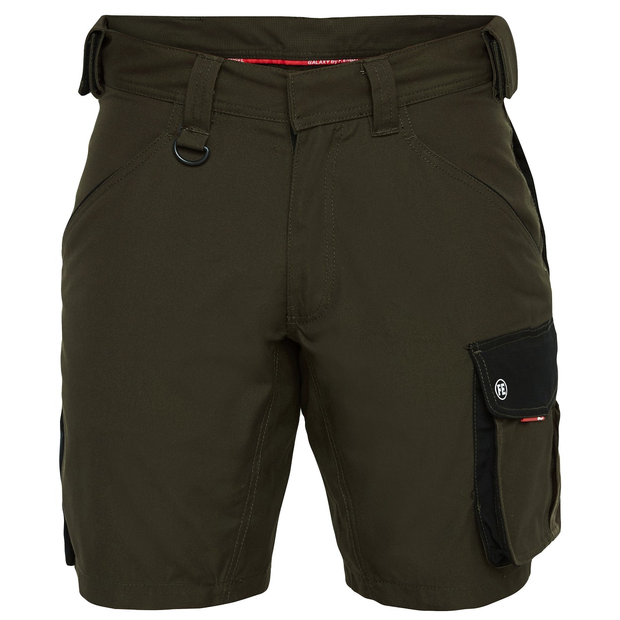 ENGEL Galaxy Arbeitsshorts in Forest Green/Schwarz, Größe 54