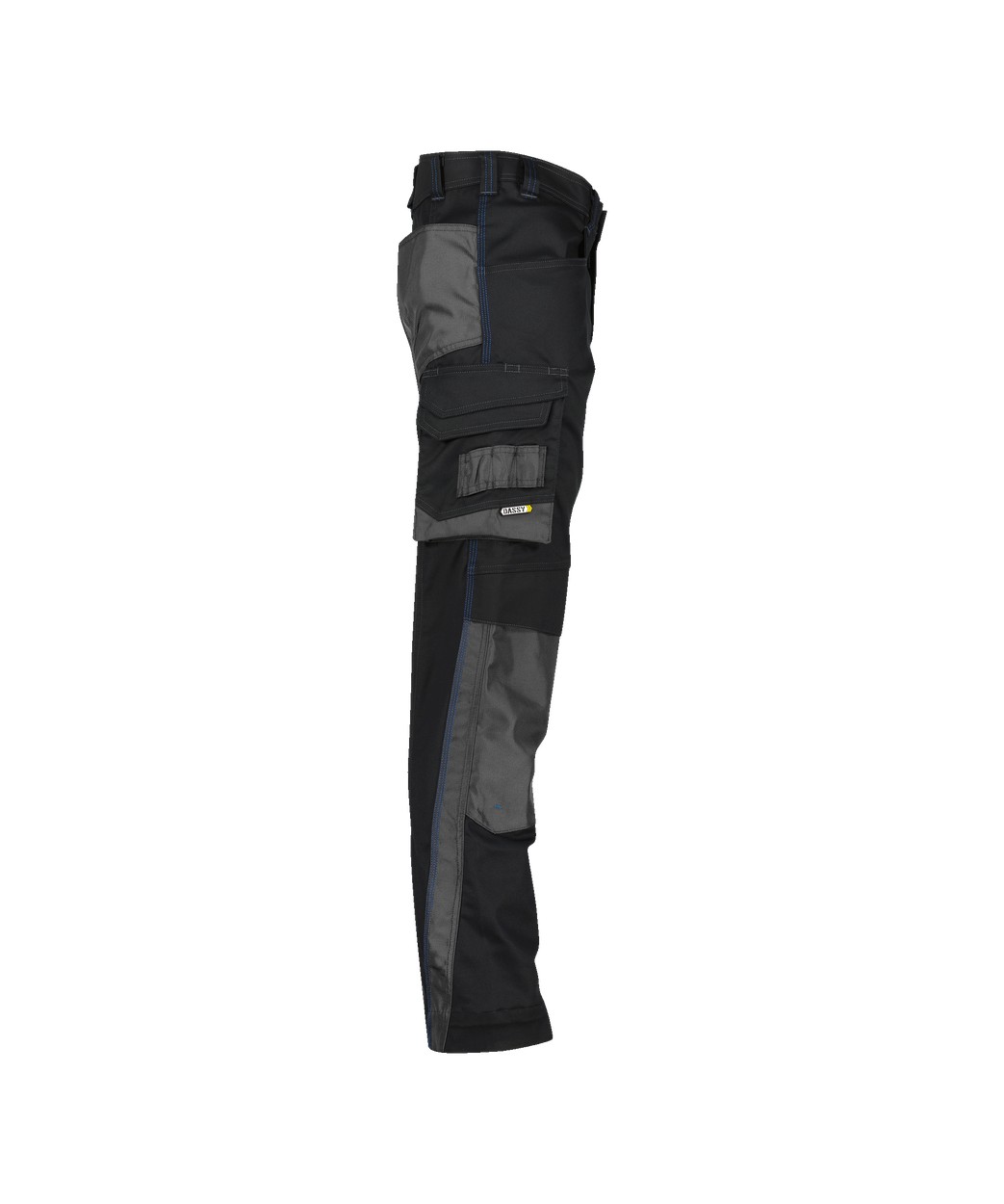 Arbeitshose mit Kniepolstertaschen "DASSY® Nova" in SCHWARZ/ANTHRAZITGRAU, Größe 58 - kurzer Schritt PESCO63