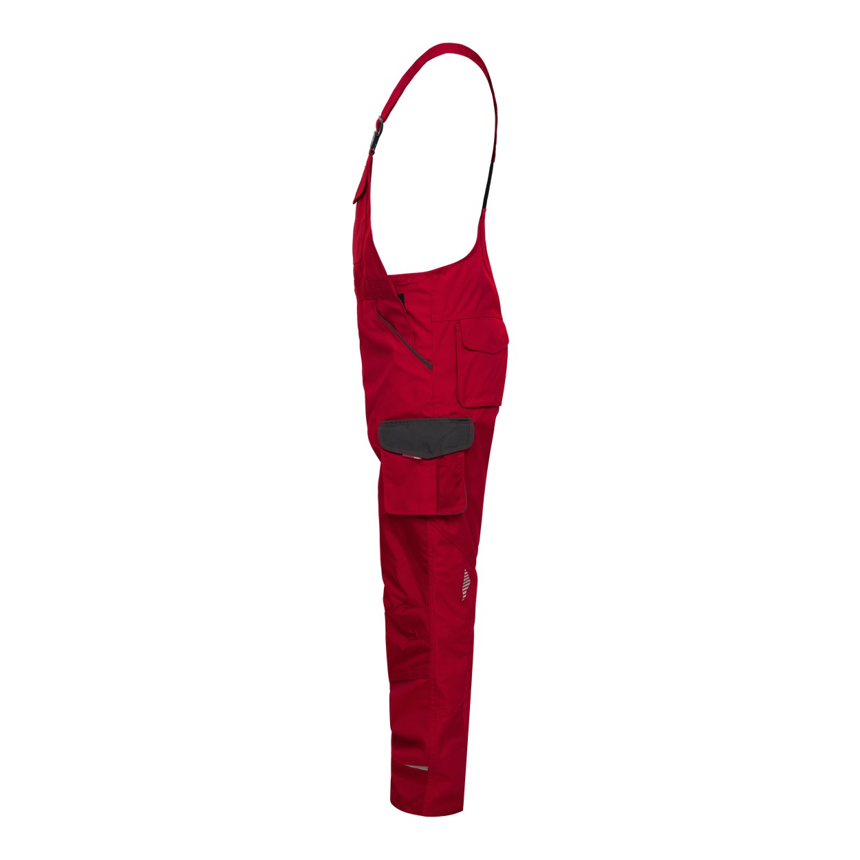 ENGEL Galaxy Latzhose in Tomato Red/Anthrazit Grau, Größe 106