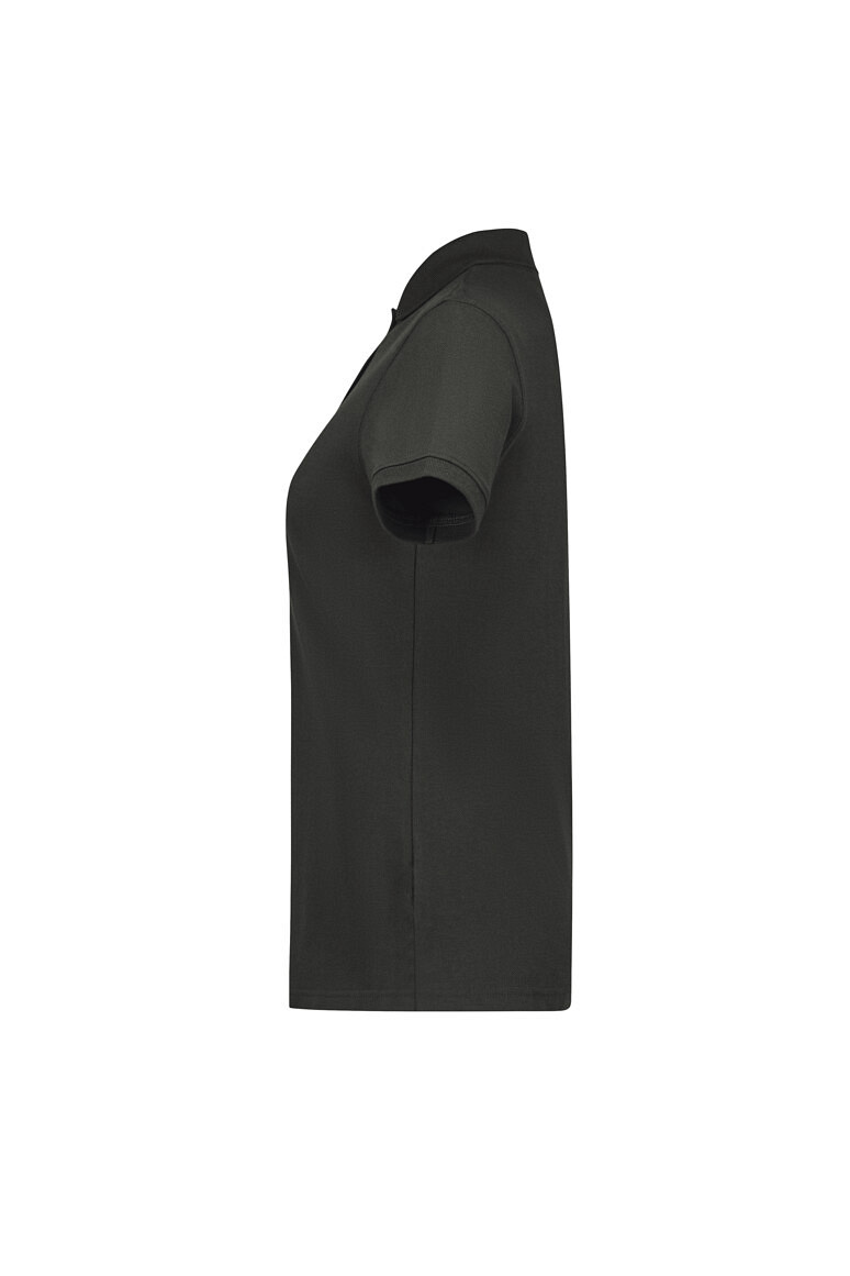 HAKRO 303 Label Free Damen Poloshirt Heavy MIKRALINAR® ECO in karbongrau, Größe 6XL