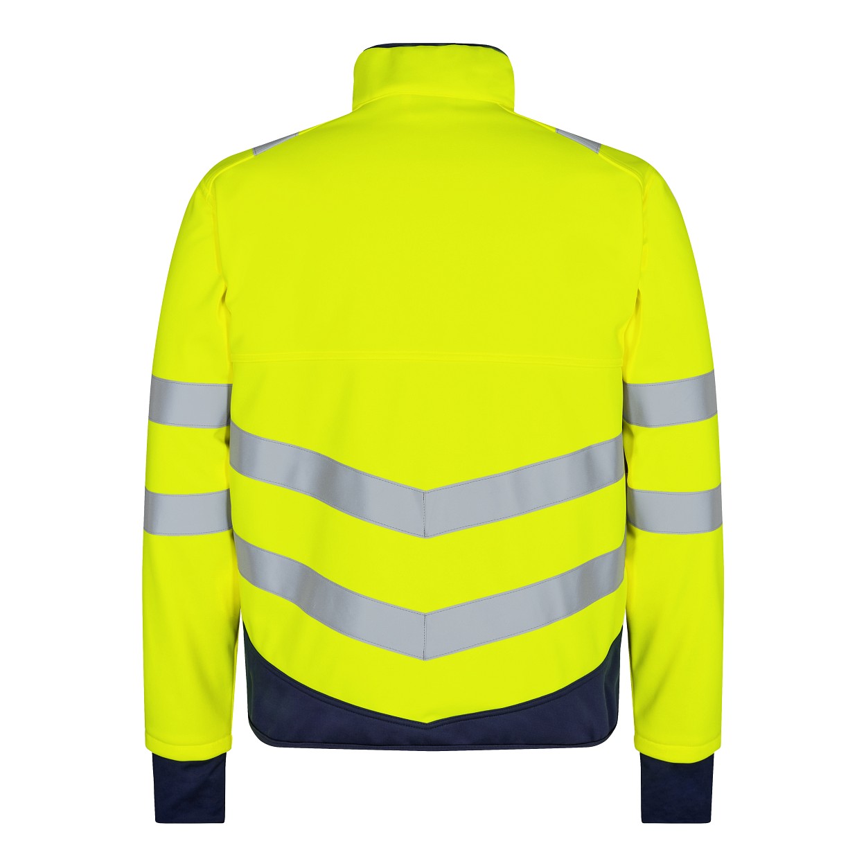 ENGEL Safety Softshelljacke in Gelb/Blue Ink, Größe XS