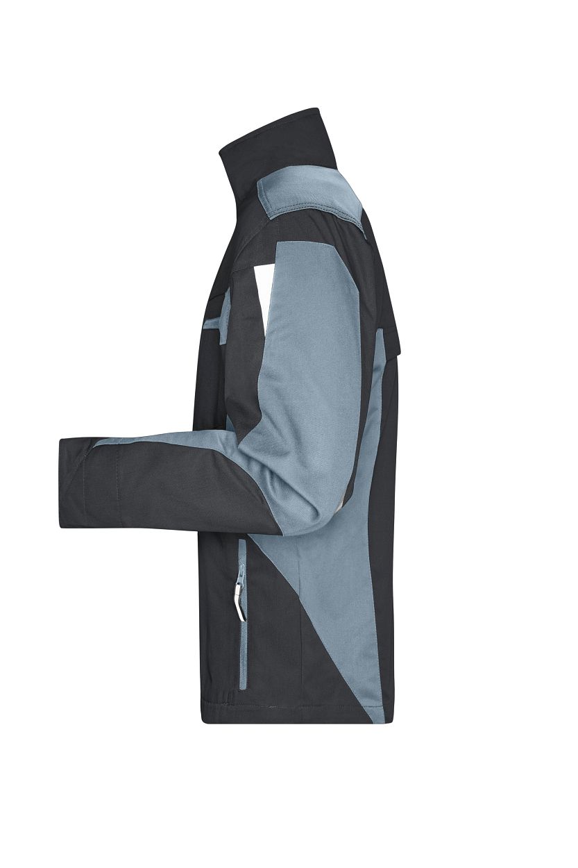 Workwear Jacket - STRONG - "JN821" in Black/Carbon, Größe 6XL - Daiber