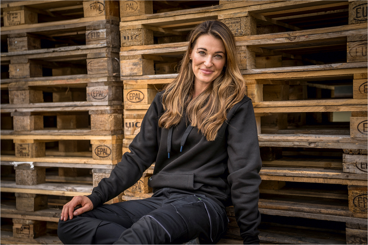 Hoodie "Toni" Flex Line Schwarz FLEXQ, Gr. 2XL von Leibwächter