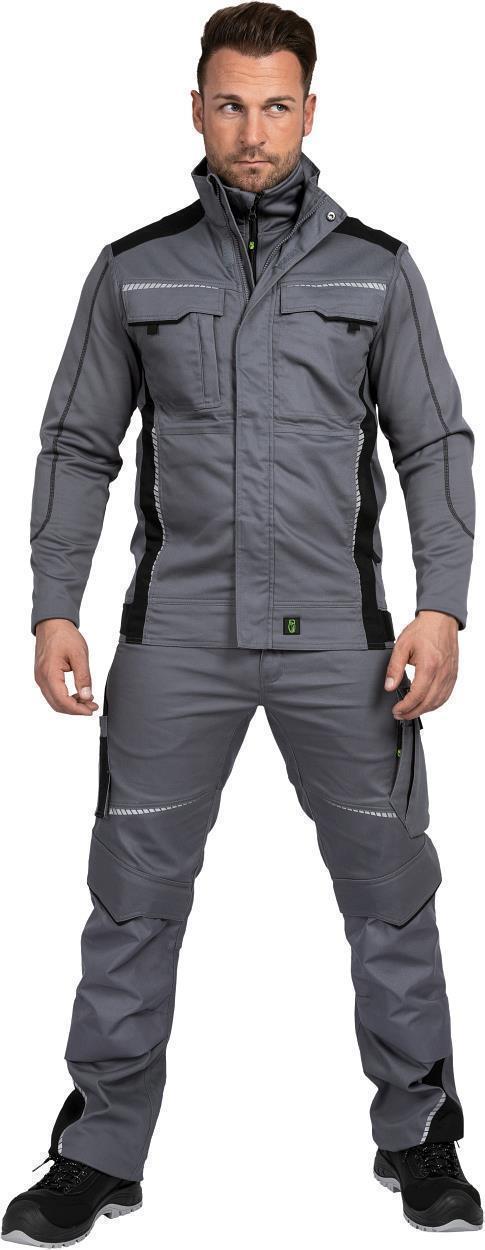 Weste Flex Line Grau/Schwarz FLEXV, Gr. 2XL von Leibwächter