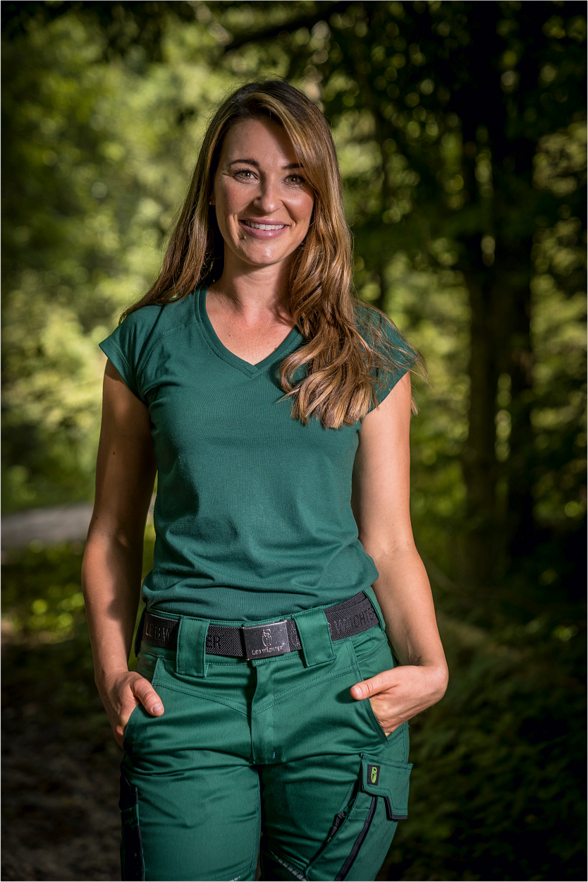 Damen T-Shirt "Lisa" Flex Line Grün FLXDT, Gr. 52 von Leibwächter