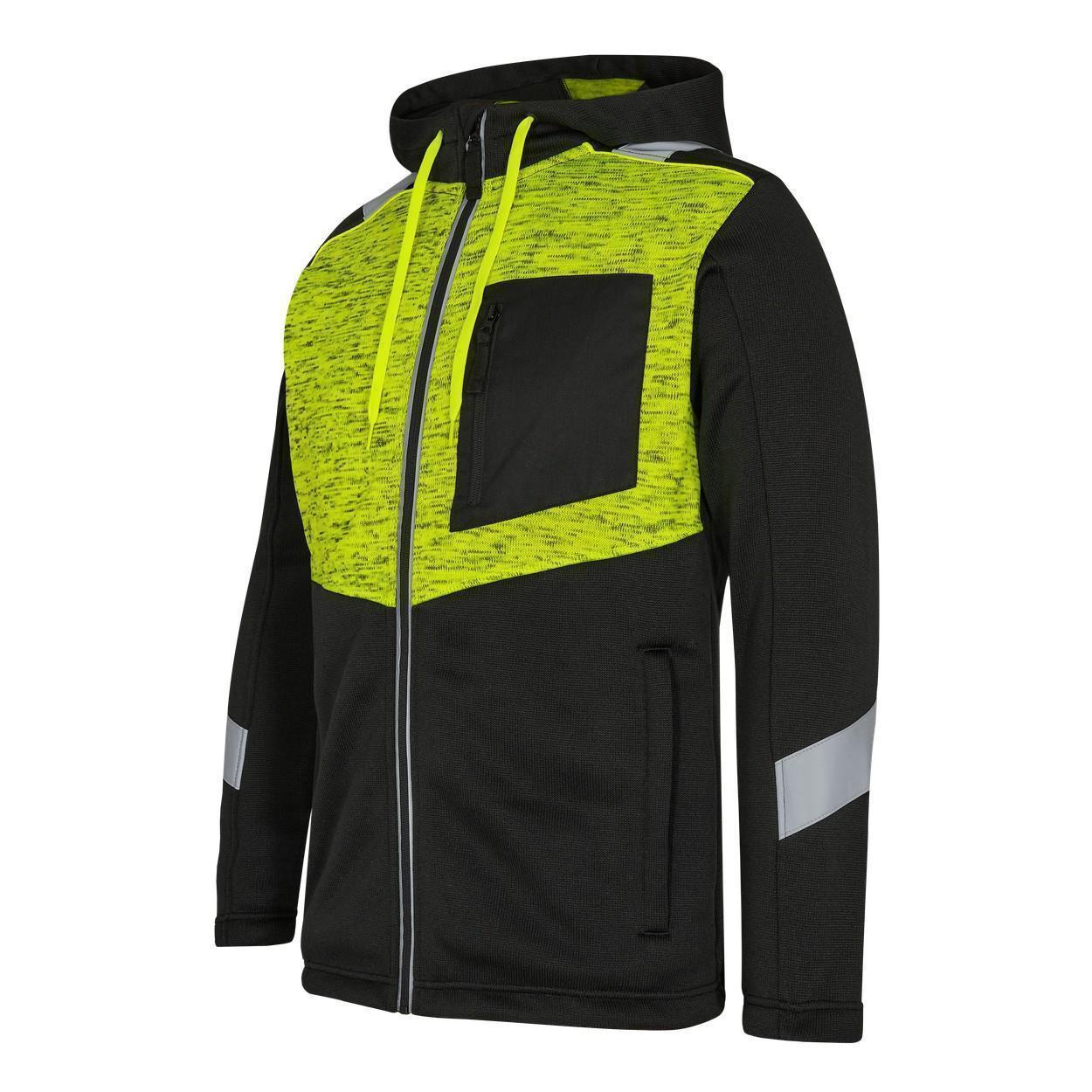 ENGEL Cargo 8870-256 Strickcardigan in Schwarz/Gelb, Größe XS