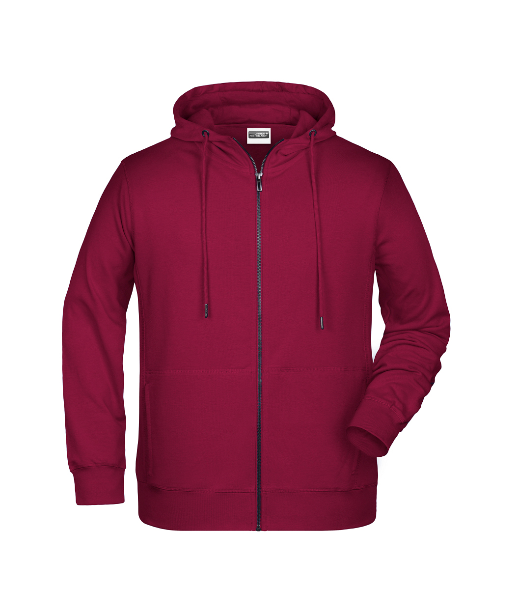 Men's Zip Hoody OCS Blended & RCS "8026" in Wine, Größe 5XL - Daiber