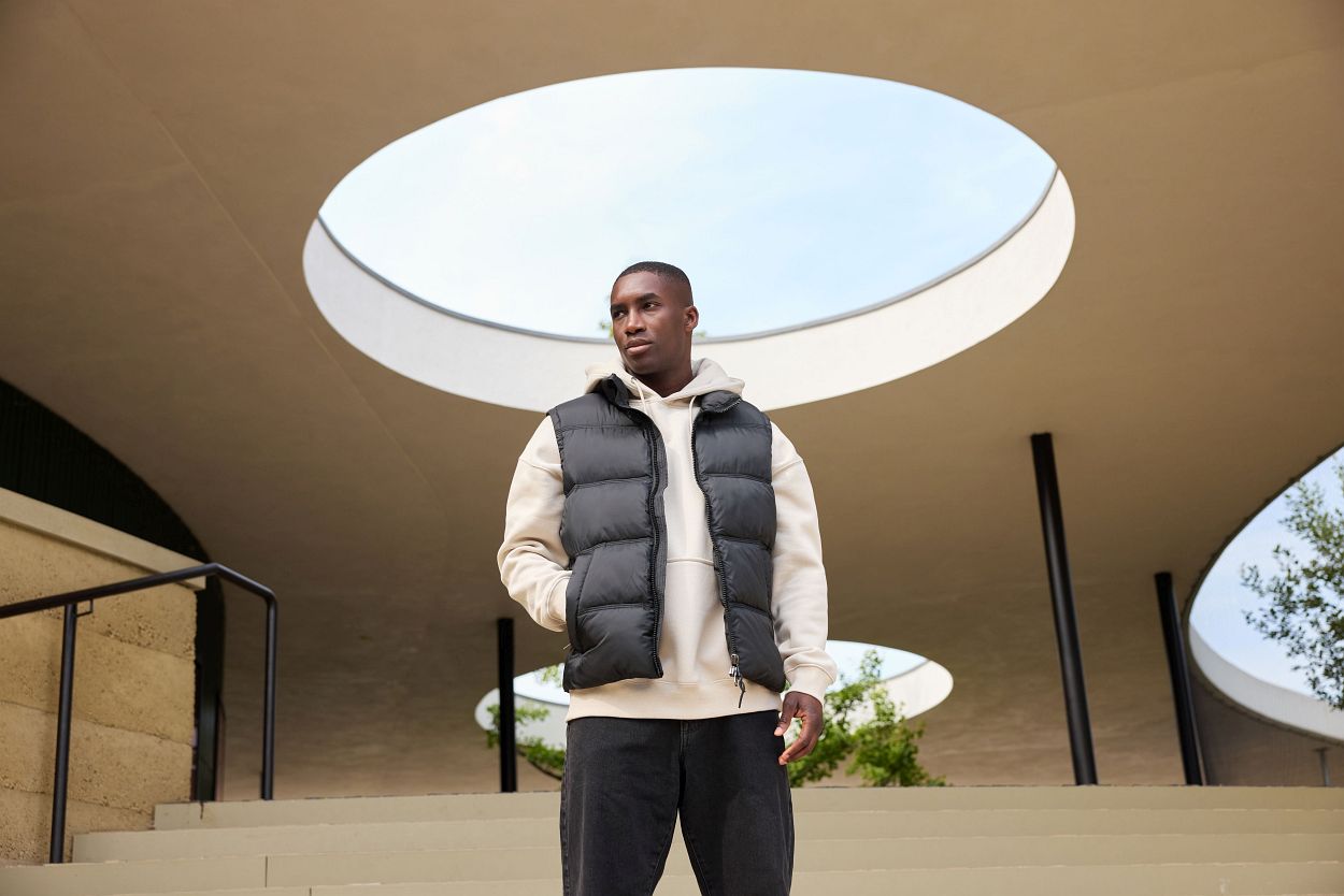 Men's Winter Vest GRS "JN1376" in Smoky-Green, Größe 3XL - Daiber