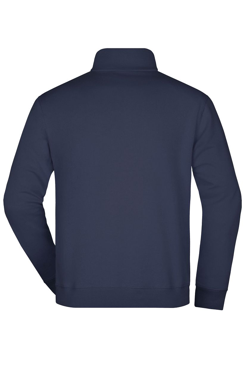 Round-Neck Zip "JN352" in Navy, Größe 3XL - Daiber