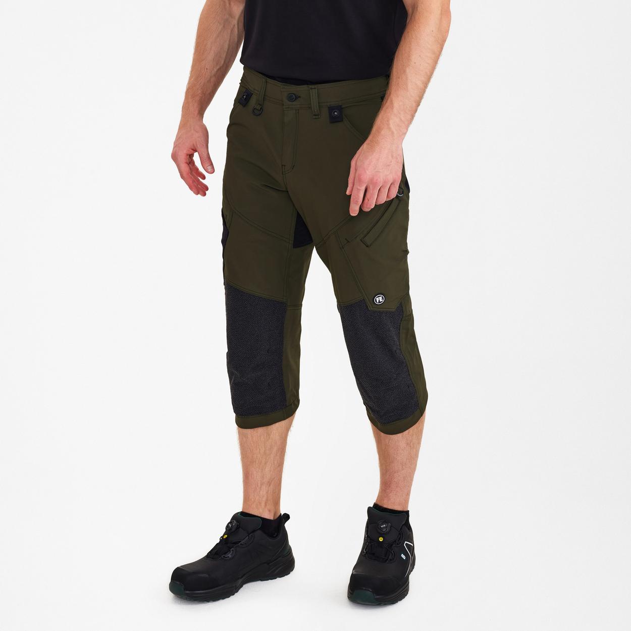 ENGEL X-treme 3/4-Hose mit 4-Wege-Stretch in Forest Green, Größe 54