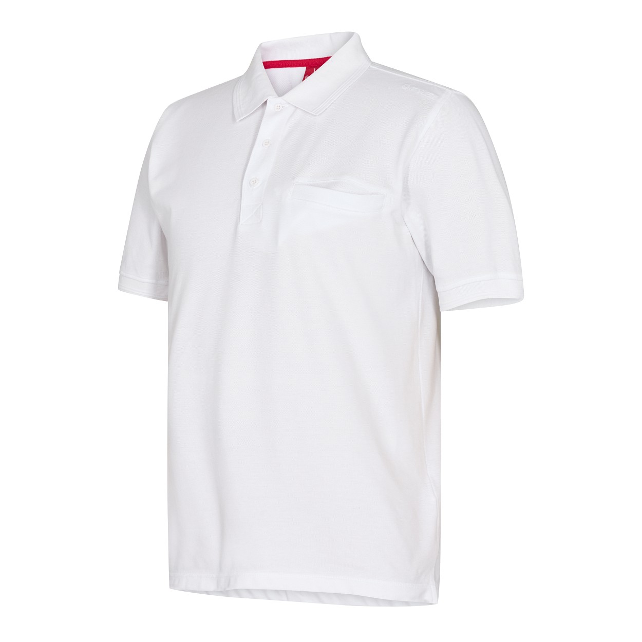 ENGEL Extend Poloshirt mit Brusttasche in Weiss, Größe XS