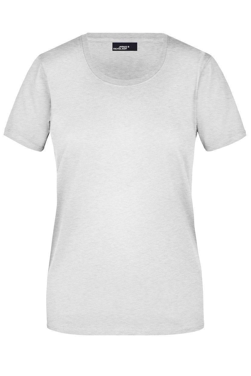 Ladies' Basic-T "JN901" in Ash, Größe 3XL - Daiber