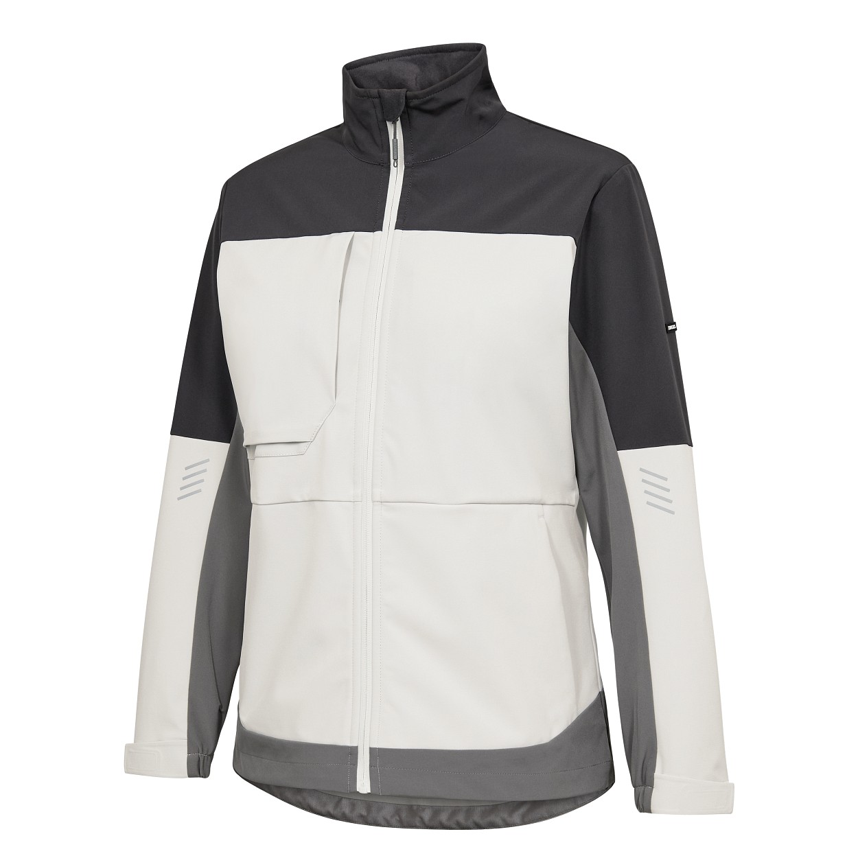 ENGEL Entire Damen Softshelljacke in Bone White / Anthracite Grey, Größe XS
