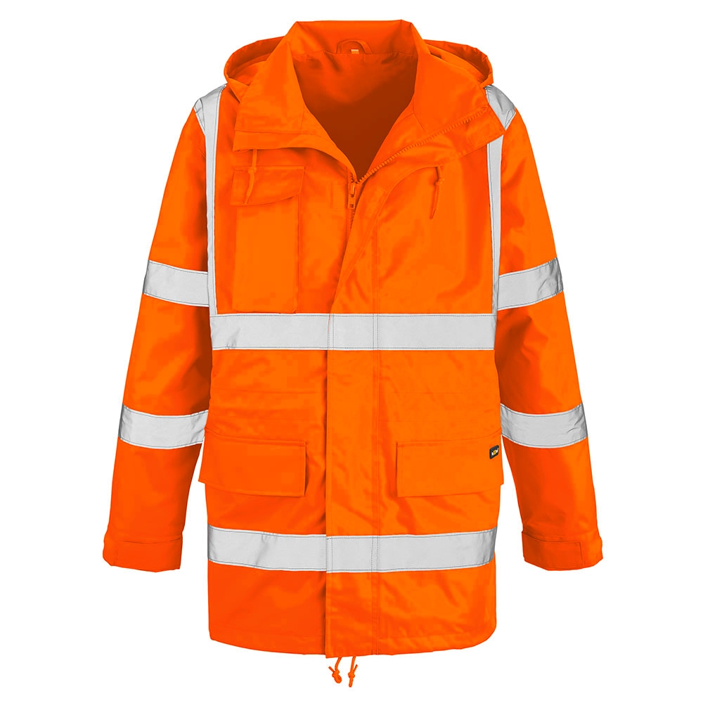 teXXor® Warnschutz-Regenjacke BARRIE in Orange, Größe S