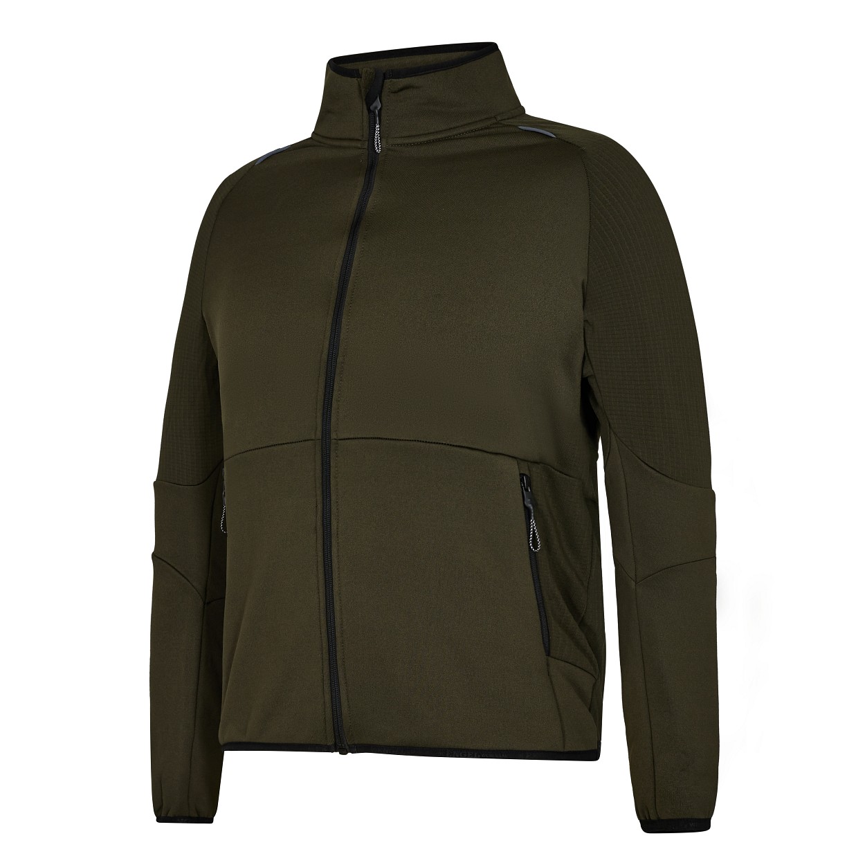 ENGEL X-treme Midlayer-Cardigan in Forest Green, Größe XS