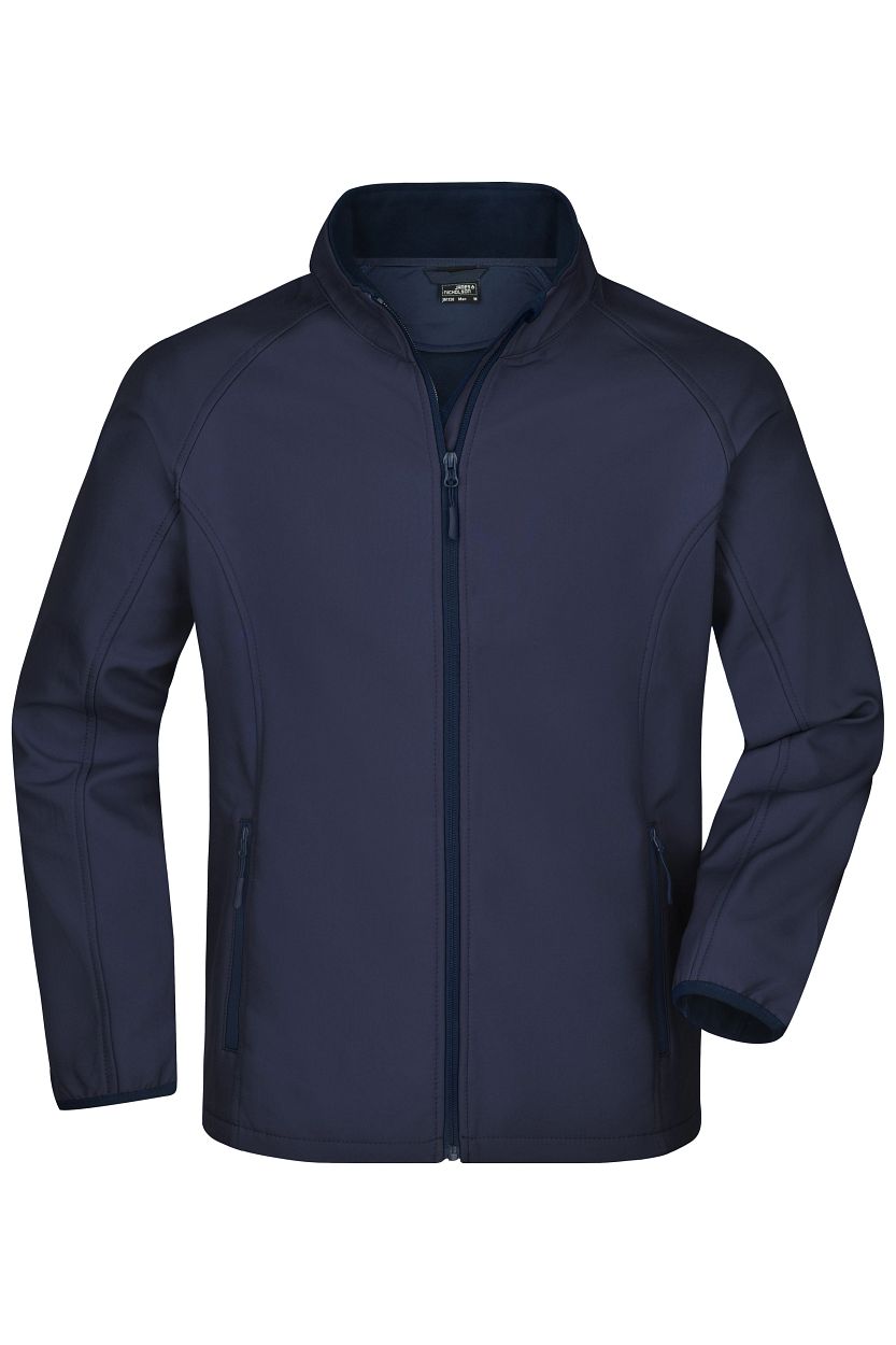 Men's Promo Softshell Jacket "JN1130" in Navy/Navy, Größe 3XL - Daiber