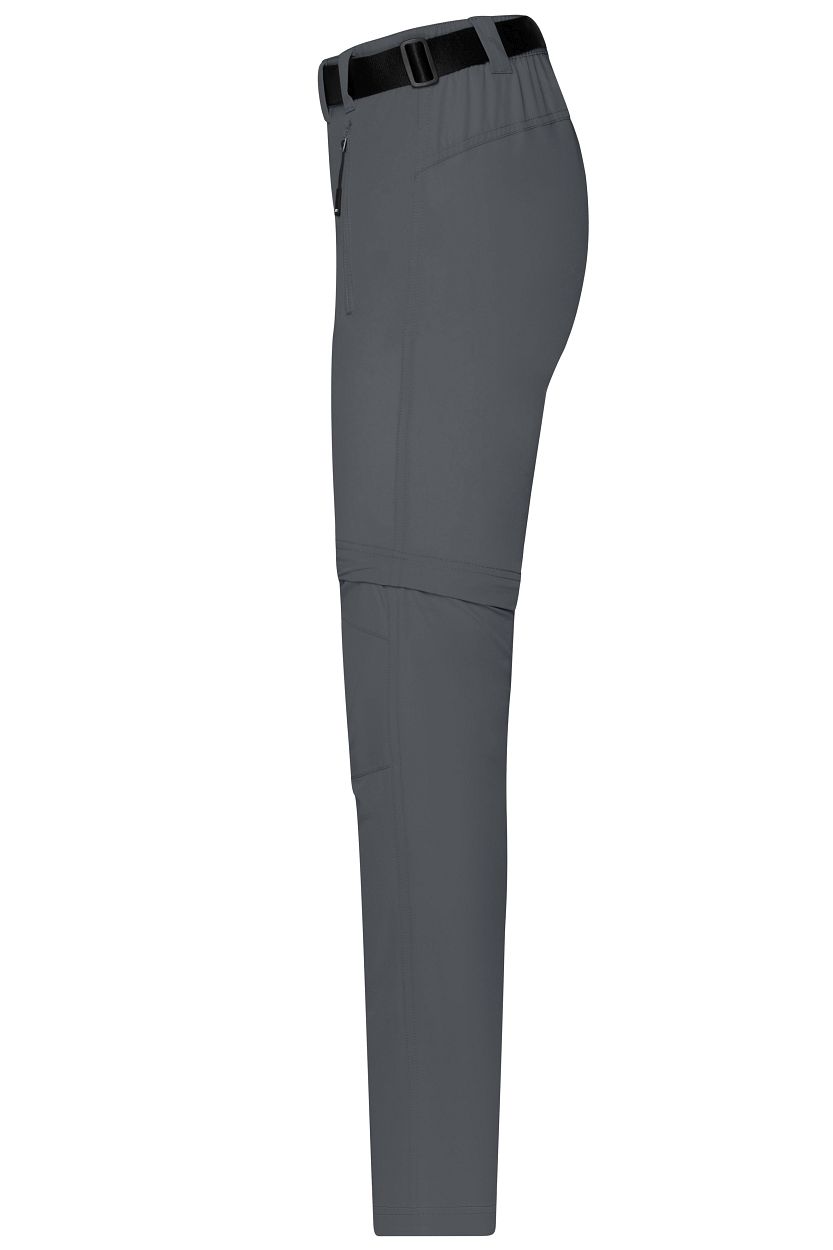 Ladies' Zip-Off Trekking Pants "JN1201" in Carbon, Größe 2XL - Daiber