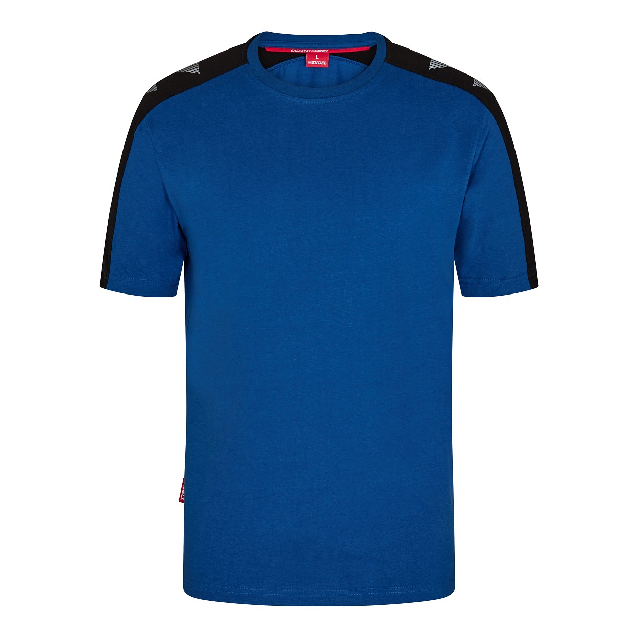 ENGEL Galaxy T-Shirt in Surfer Blue/Schwarz, Größe XS