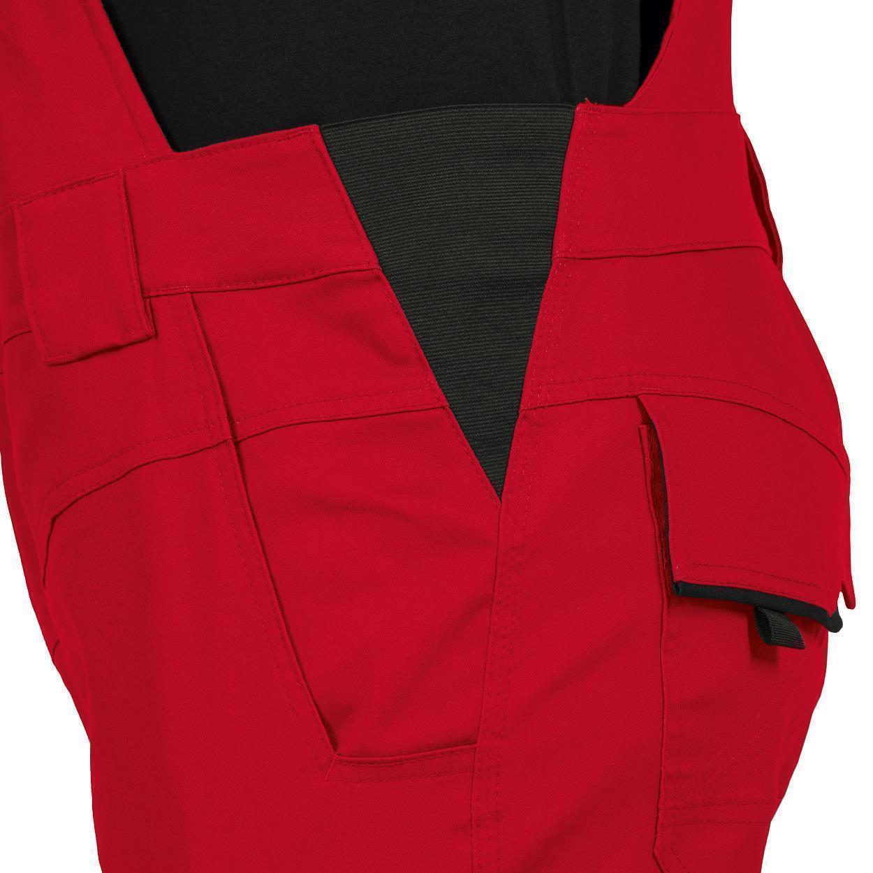 Latzhose Flex Line Rot/Schwarz FLEXL, Gr. 98 von Leibwächter