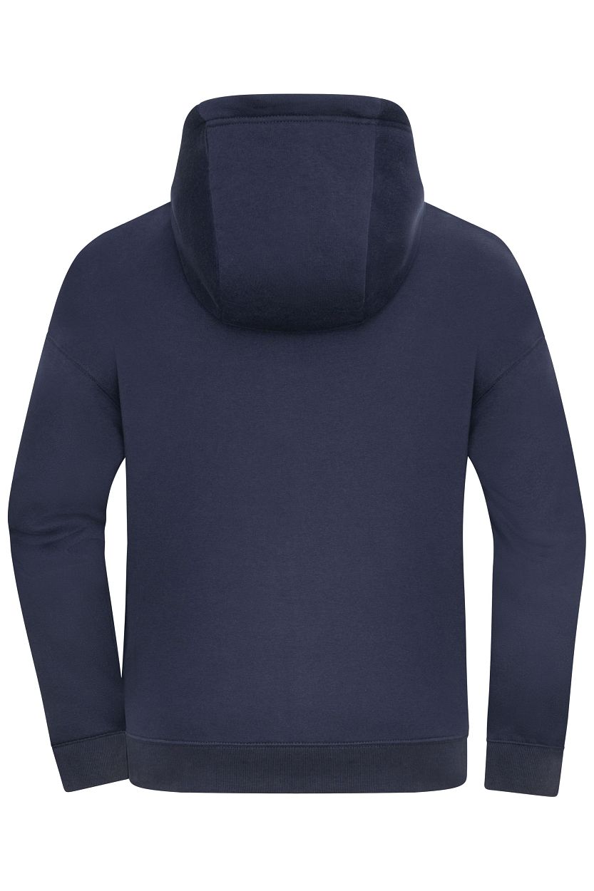 Oversized Hooded Jacket UNISEX OCS Blended & RCS "8043" in Navy, Größe 3XL - Daiber