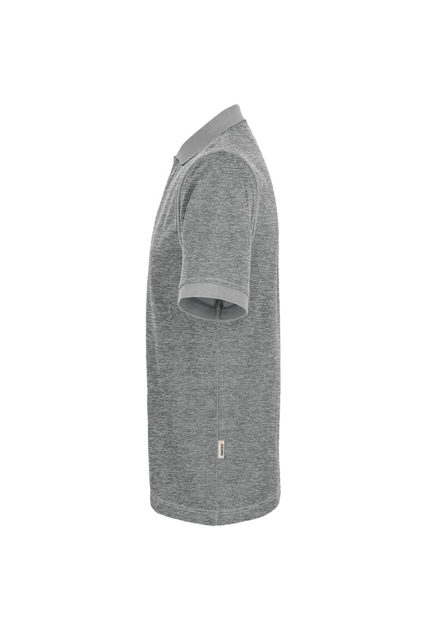 HAKRO 816 Poloshirt MIKRALINAR® in Grau meliert, Größe 6XL