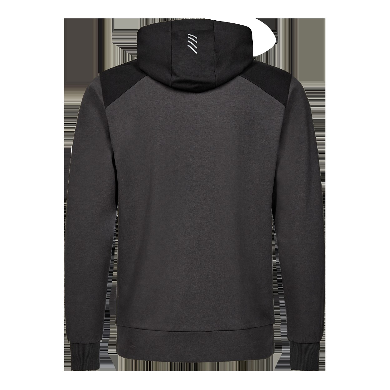 ENGEL Entire sweatcardigan mit kapuze in Anthrazitgrau/Schwarz, Größe 4XL