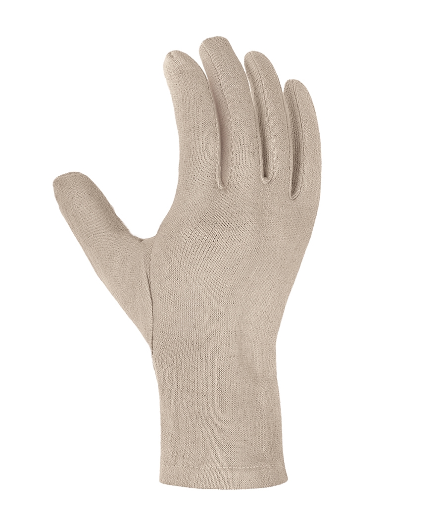 teXXor® Baumwolljersey-Handschuhe MITTELSCHWER in Weiß, Größe 8
