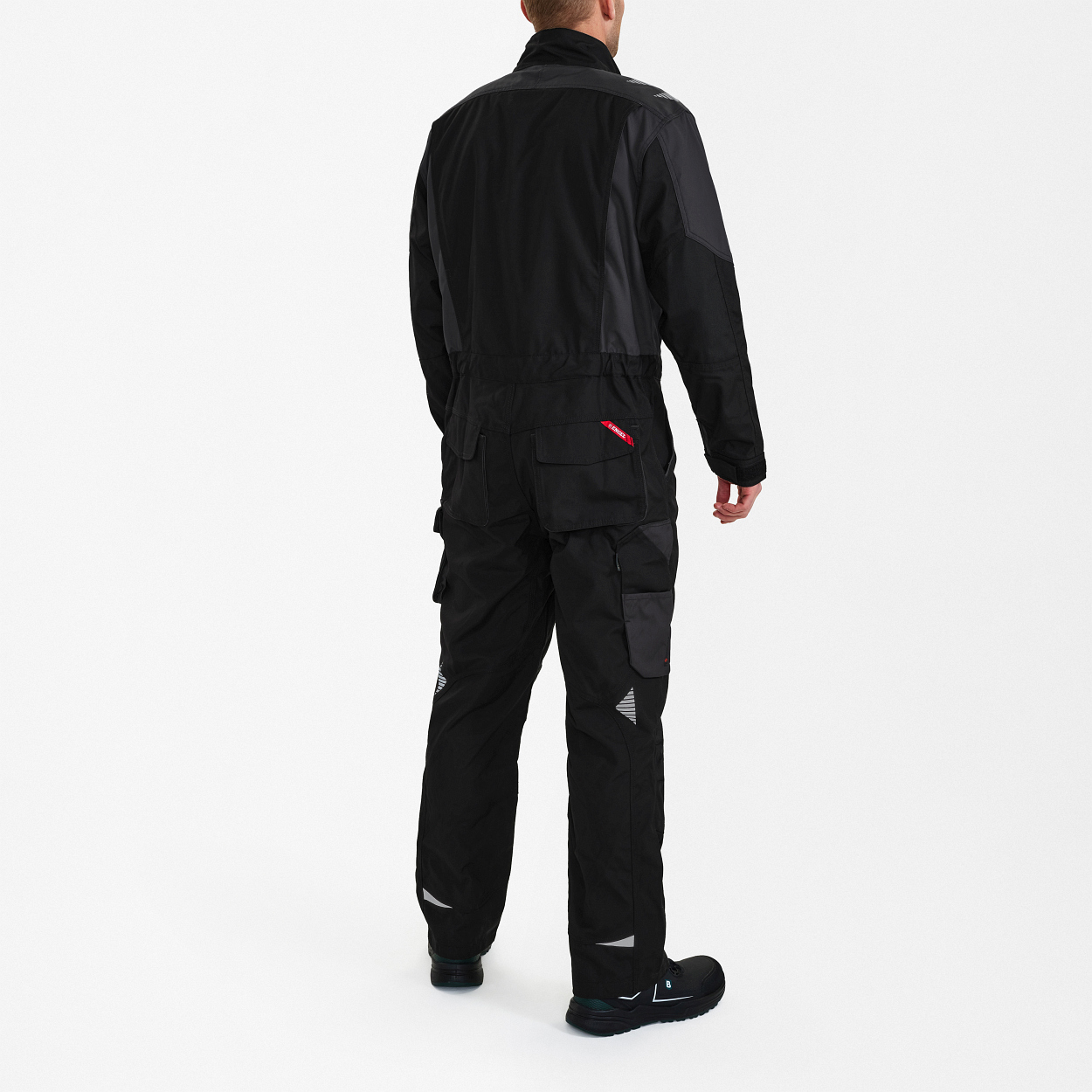 ENGEL Galaxy Overall in Schwarz/Anthrazit Grau, Größe XS