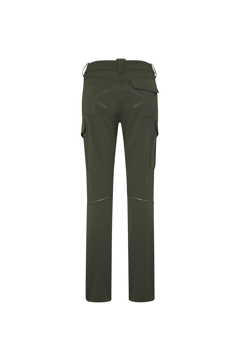 HAKRO 744 Damen Cargo-Funktionshose X-Stretch in olive, Größe 6XL