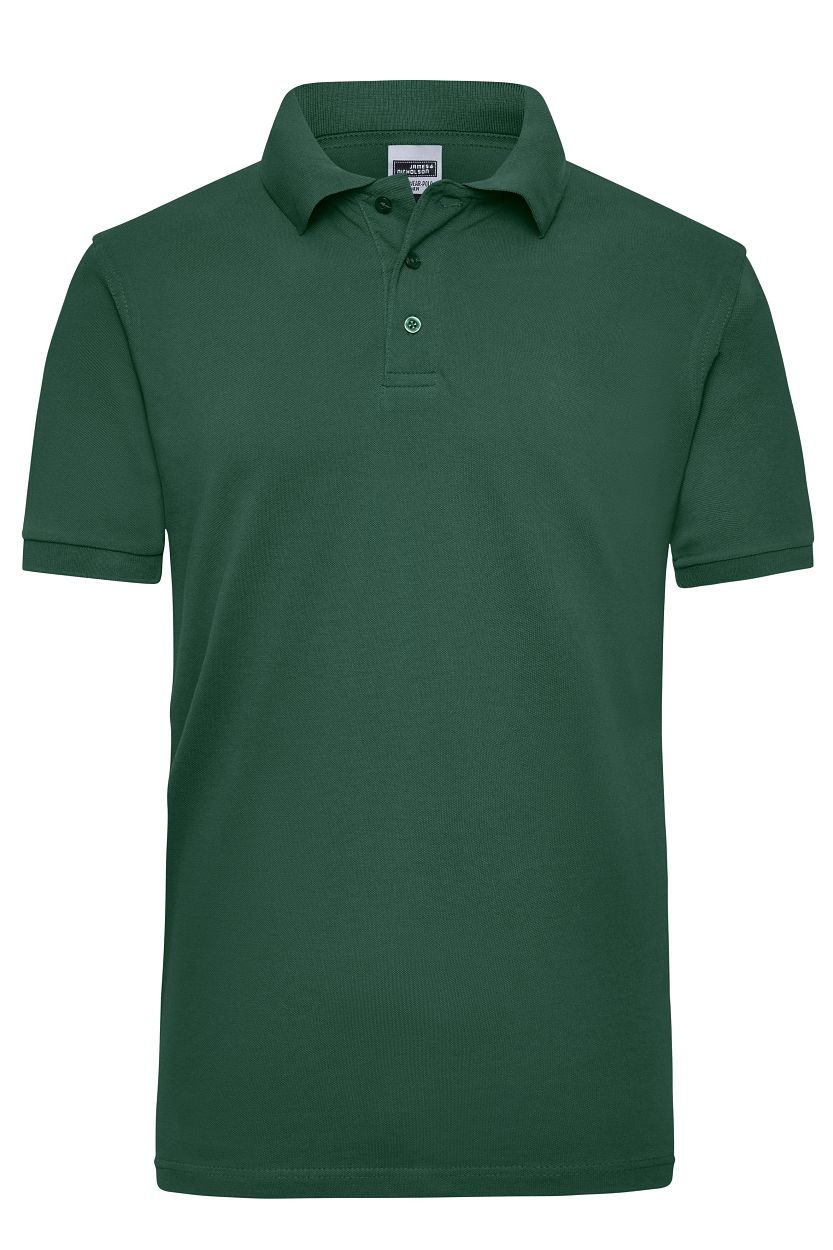 Workwear Polo Men "JN801" in Dark-Green, Größe 6XL - Daiber