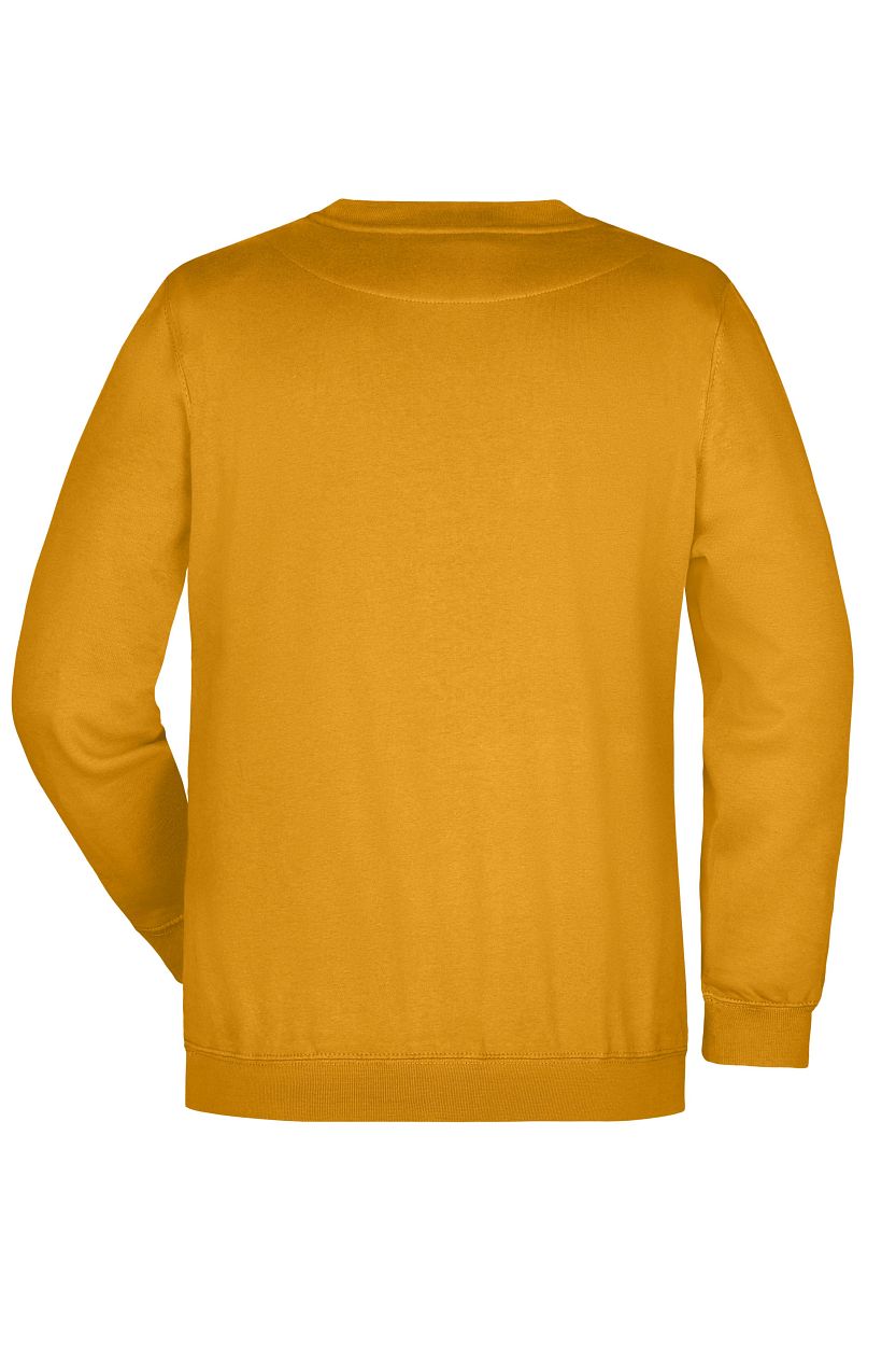 Round-Sweat Heavy "JN040" in Gold-Yellow, Größe 5XL - Daiber