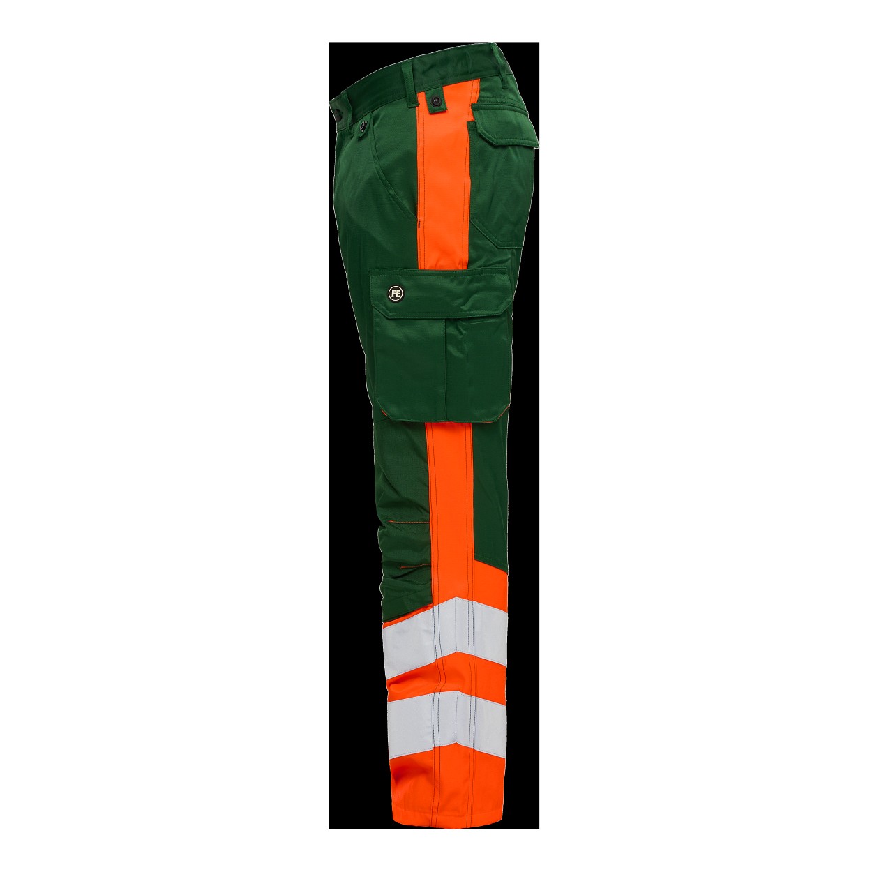 ENGEL Safety Light Arbeitshose in Grün/Orange, Größe 106