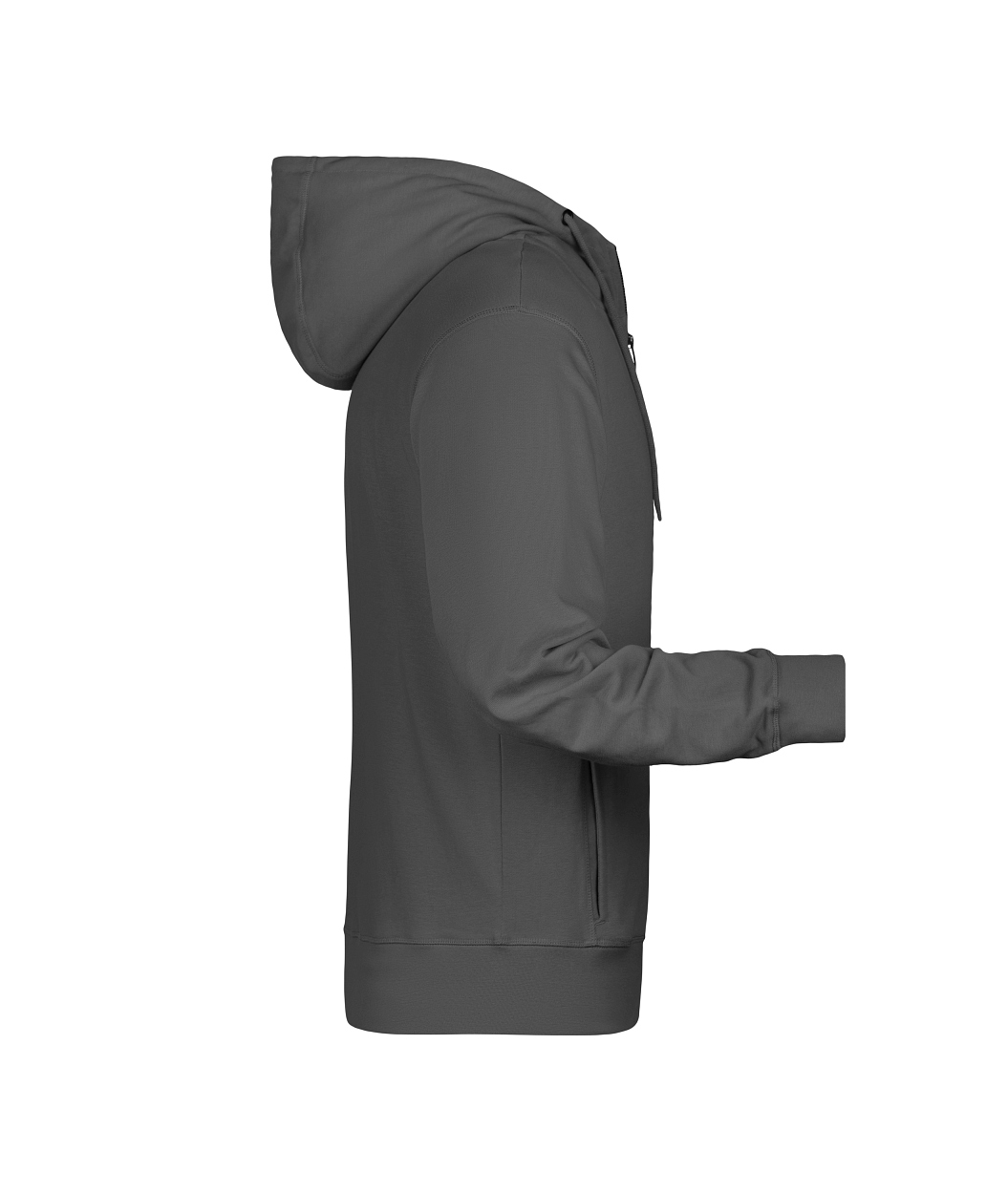 Men's Zip Hoody OCS Blended & RCS "8026" in Graphite, Größe 5XL - Daiber