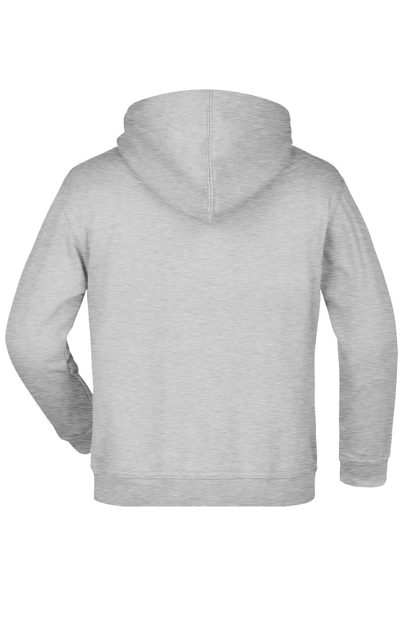 Hooded Sweat Junior "JN047K" in Grey-Heather, Größe 2XL - Daiber