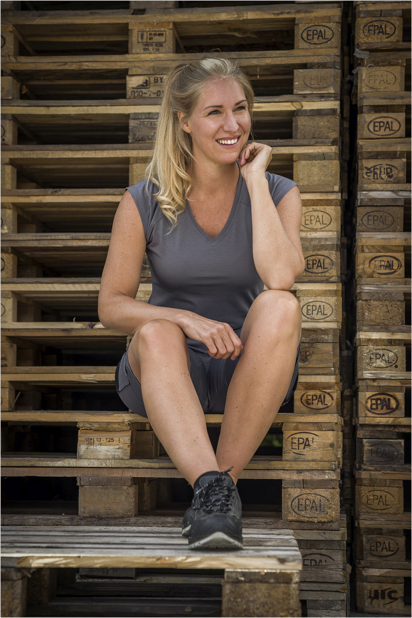 Damen T-Shirt "Lisa" Flex Line Grau FLXDT, Gr. 36 von Leibwächter Damen T-Shirt "Lisa" Flex Line Grau FLXDT, Gr. 52 von Leibwächter