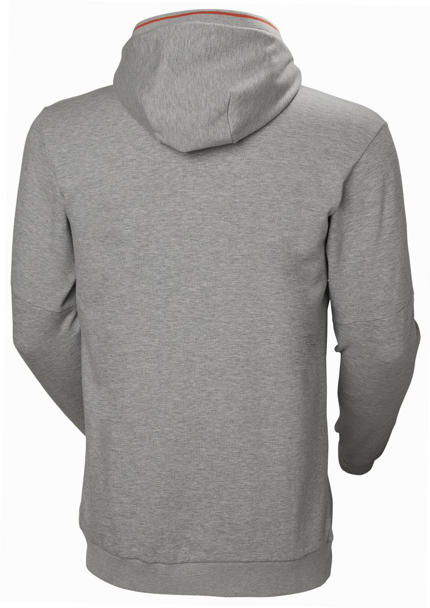 Zip Hoodie Kensington in Grey Melange, Gr. 4XL von Helly Hansen Workwear