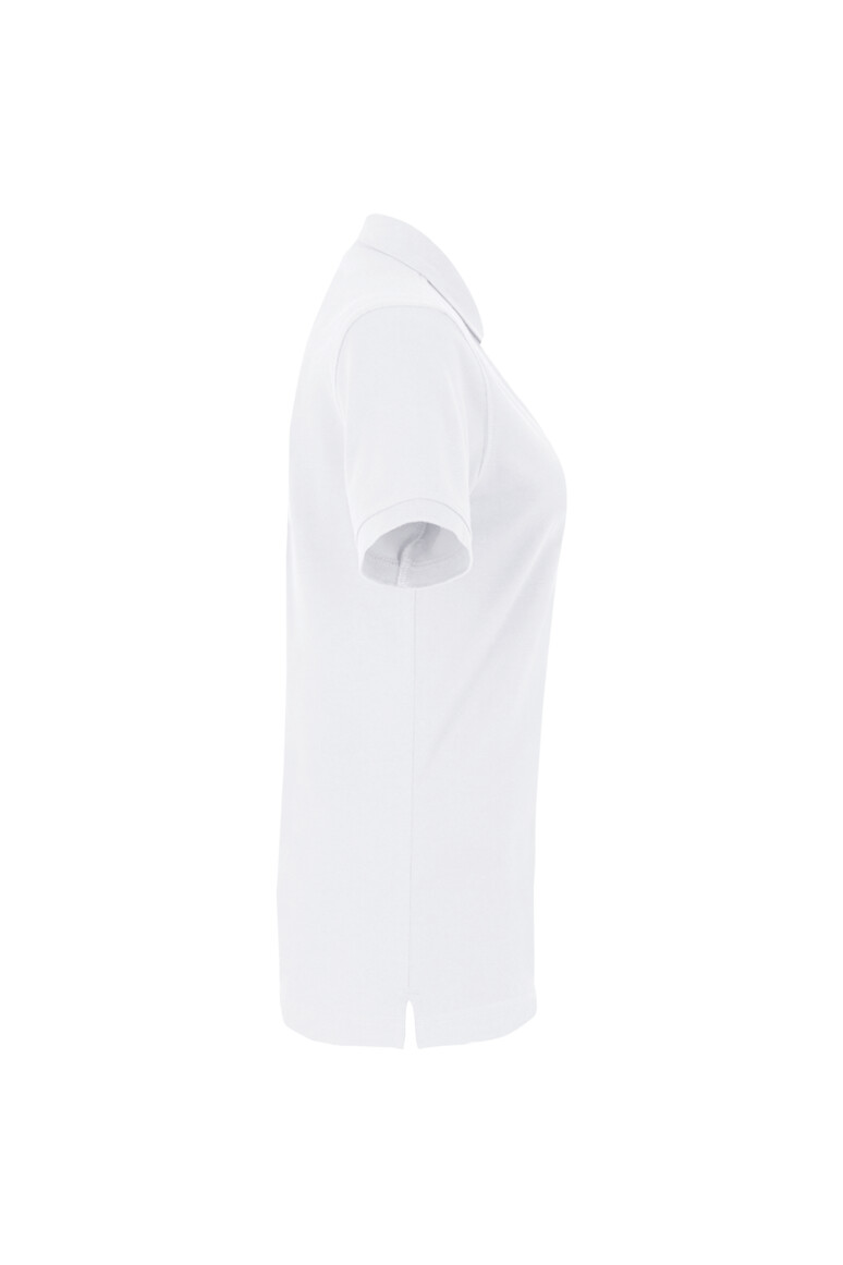 HAKRO 216 Damen Poloshirt MIKRALINAR® in Weiß, Größe 6XL