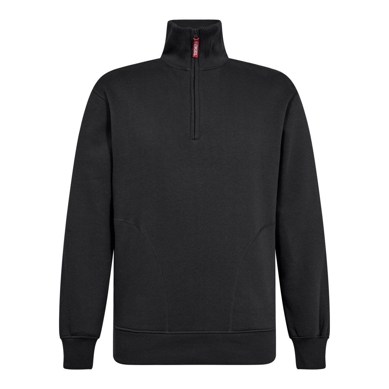 ENGEL Extend Sweatshirt mit hohem Kragen in Anthrazit Grau, Größe XS