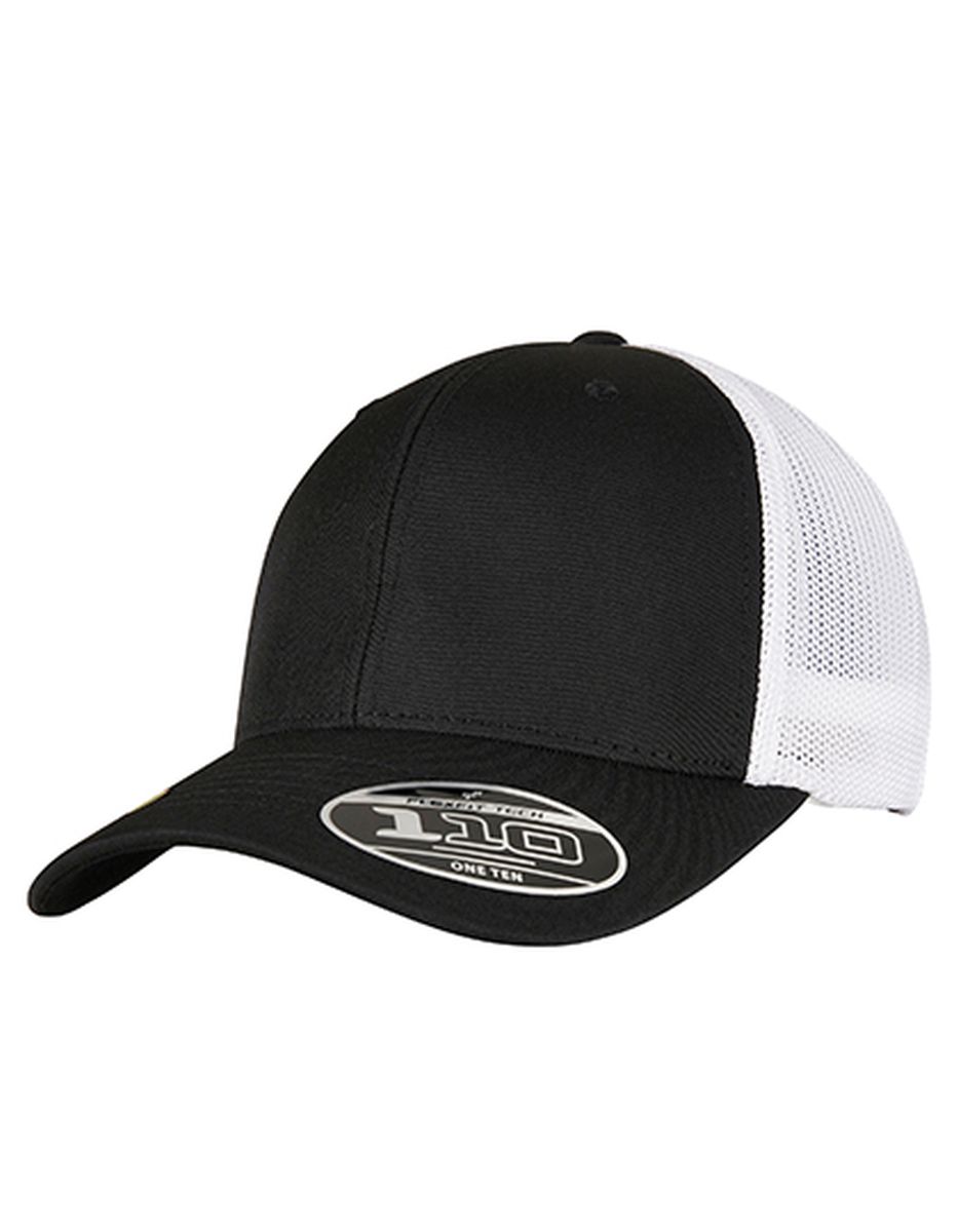 FLEXFIT 110 Recycled Cap 2-Tone in Black, Größe One Size