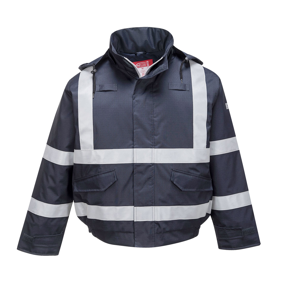 Bizflame Rain Multinorm Pilotjacke  S783 in Navy, Größe S von Portwest