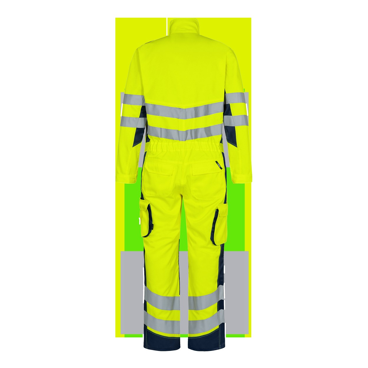 ENGEL Safety Light Overall in Gelb/Blue Ink, Größe XS