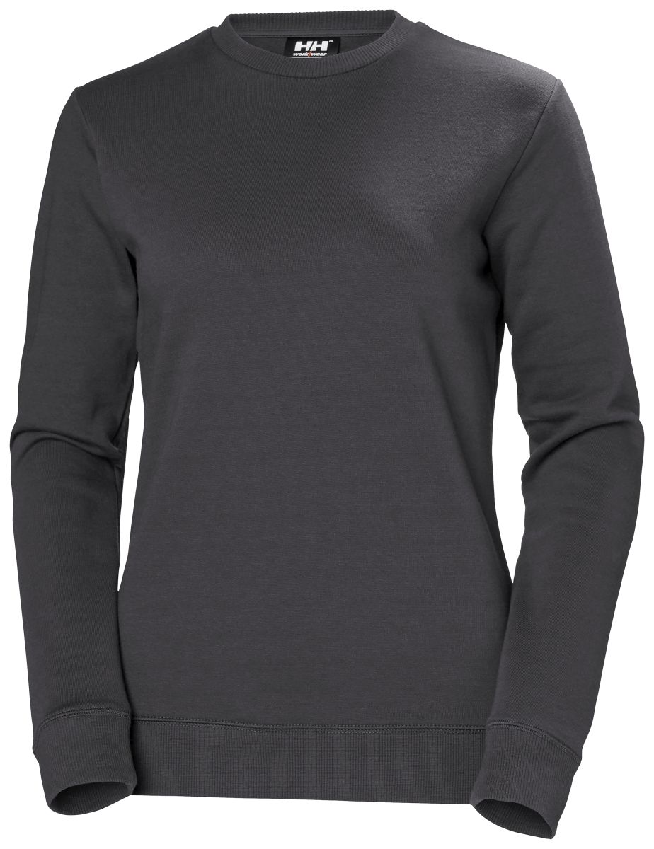 Damen Sweatshirt Classic in Dark Grey, Gr. M von Helly Hansen Workwear Damen Sweatshirt Classic in Dark Grey, Gr. M von Helly Hansen Workwear