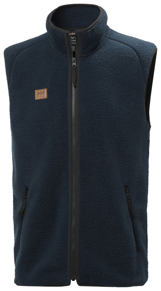Pile Weste Heritage in Navy, Größe 2XL von Helly Hansen Workwear