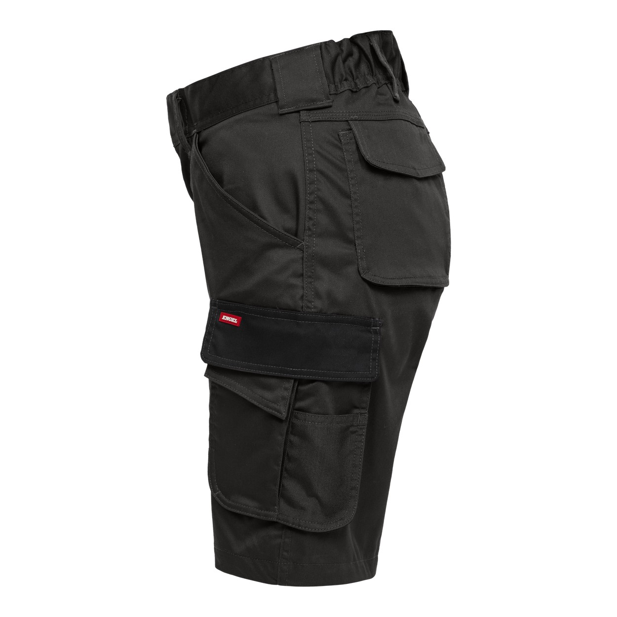 ENGEL Galaxy Damen Arbeitsshorts mit 2-Wege-Stretch in Anthrazitgrau/Schwarz, Größe 48